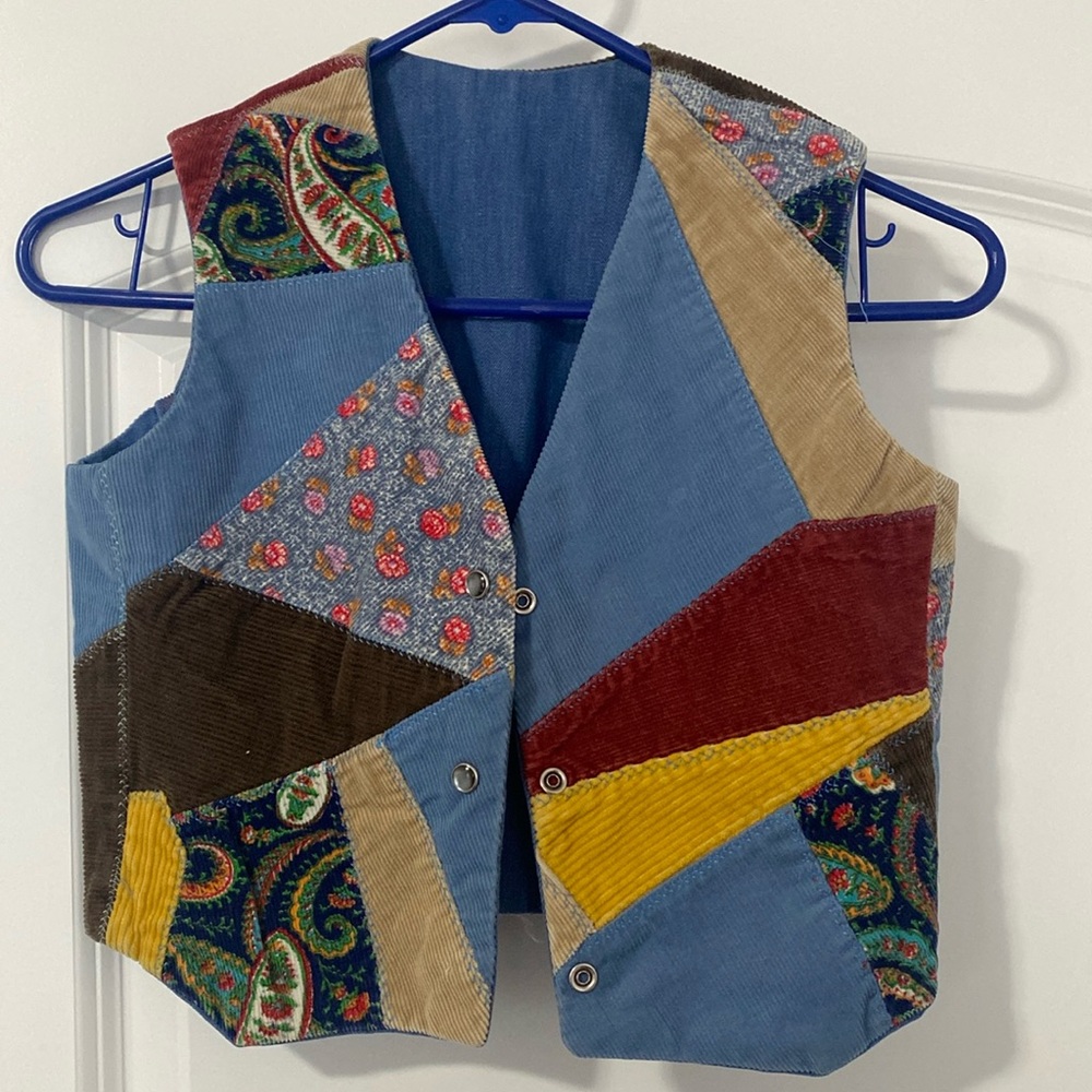 Reversible vintage vest - Picture 1 of 8